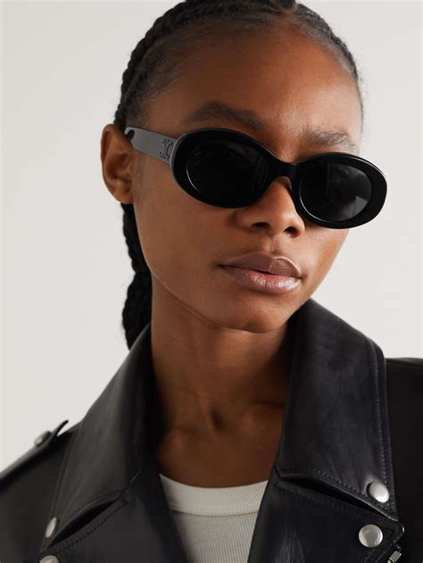 celine oval sunglasses triomphe|celine triomphe sunglasses dupe.